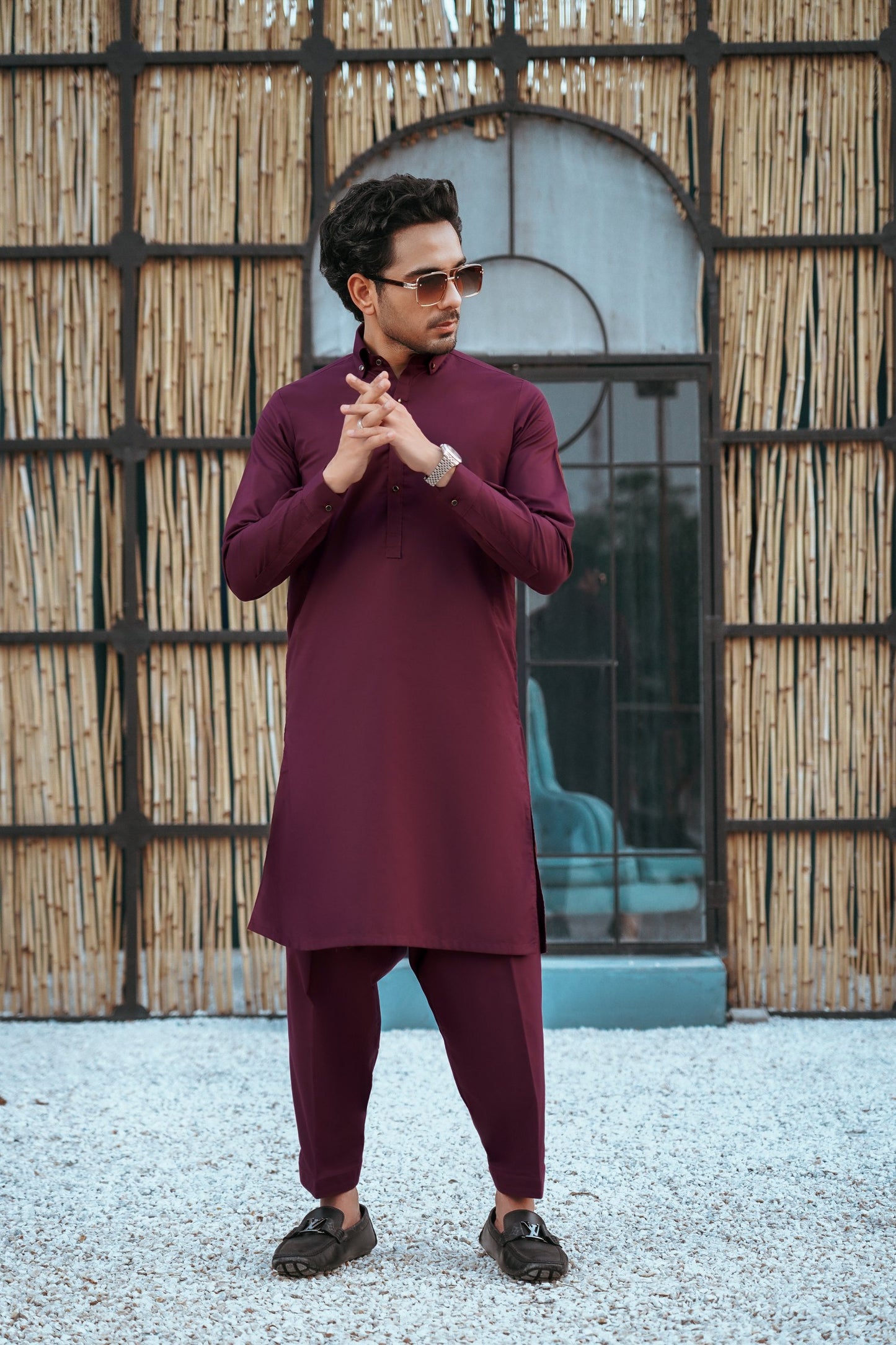 Mehroon Shalwar Kameez