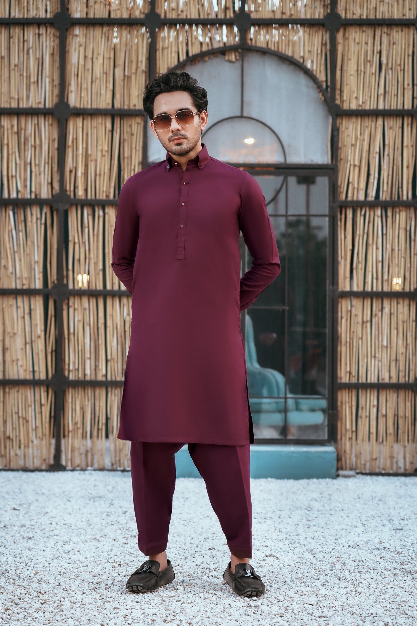 Mehroon Shalwar Kameez