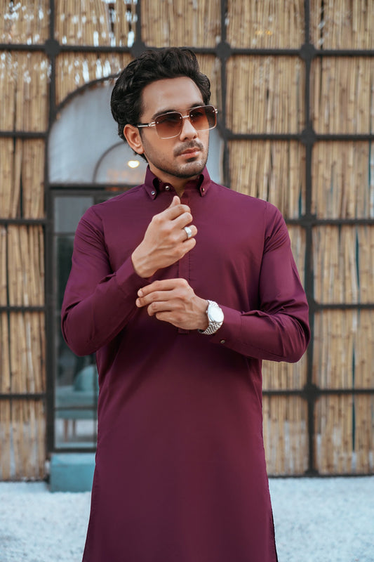 Mehroon Shalwar Kameez